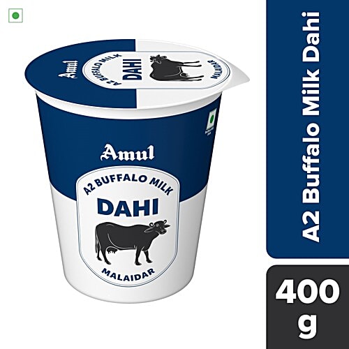 Amul A2 Buffalo Milk Dahi, 400 g  