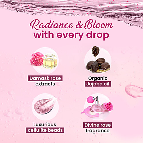 Dabur Gulabari Shower Gel - Damask Rose & Jojoba Oil, 250 g  Beautiful Damask Rose Fragrance, 100% Soap free Body wash