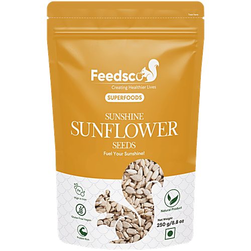 FEEDSCO Sunshine Sunflower Seeds, 250 g  