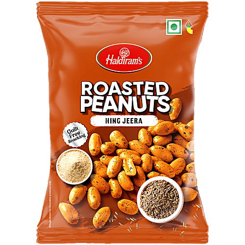 Haldiram's Hing Jeera Roasted Peanuts, 140 g  