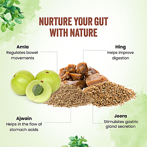 Dabur Gut Health Juice - Natural & Ayurvedic, All In One Digestive-Care Solution, 1 L Bottle Improves Gut Health, No Artificial Colours, Flavours & Sugars