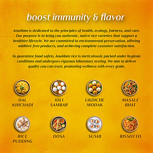 ANUTILAM Authentic Purple Rice, 1 kg Pouch 