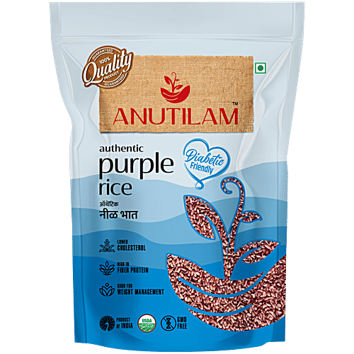 ANUTILAM Authentic Purple Rice, 1 kg Pouch 