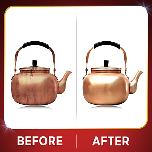 Brasso Metal Polish Cleaning Liquid, 500 ml  Dazzling Shine
 Triple Action Formula