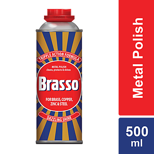 Buy Brasso Metal Polish Liquid Cleans, Protects & Shines, For Brass