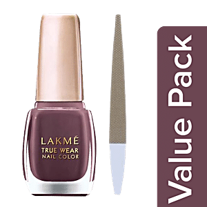 Buy bb Combo Baol Nail Filer Blue BB1232 1pc + Lakme True Wear Nail Color 9  ml Shade 202 Online at Best Price of Rs 289 - bigbasket