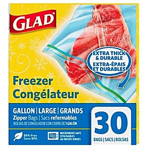 extra large zip freezer bolsas