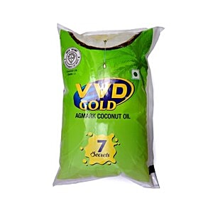 Buy Vvd Gold Agmark Coconut Oil 500 Ml Pouch Online at the Best Price ...