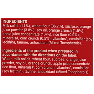 farex ingredients
