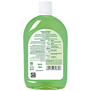 Dettol Liquid Disinfectant for Floor Cleaner, Surface Disinfection ,  Personal Hygiene (Lime Fresh), 500 ml