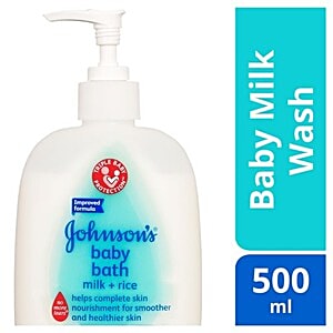 johnson's baby wash milk and rice