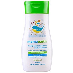 mamaearth deeply nourishing body wash for babies