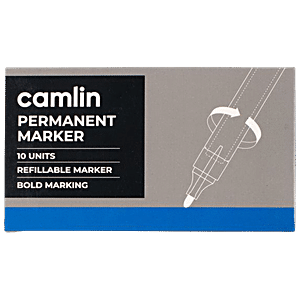 Buy Camlin Kokuyo Marker Pen Blue Ohp 10 Pcs Online At Best Price