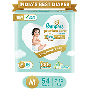 Buy Pampers Premium Care Diaper Pants - M, 7-12 kg, Cotton-Like
