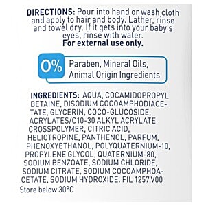 cetaphil baby wash ingredients