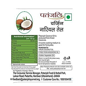 Buy Patanjali Virgin Coconut Oil Online At Best Price Bigbasket