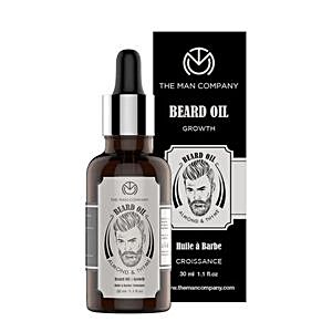 Buy The Man Company Beard Growth Oil - Almond & Thyme Hair Oil Online at  Best Price of Rs 350 - bigbasket
