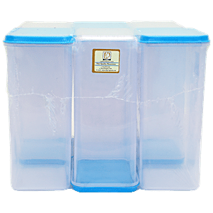 Buy SKI Deluxe Printed Plastic Storage Container Set - Assorted Colour  Online at Best Price of Rs 399 - bigbasket
