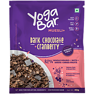 Buy Yoga Bar Muesli - Dark Chocolate & Cranberry, Healthy, Rich In Protein,  Breakfast Cereal Online at Best Price of Rs 474 - bigbasket