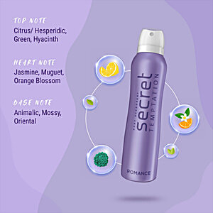 Secret temptation romance deodorant spray Clearance
