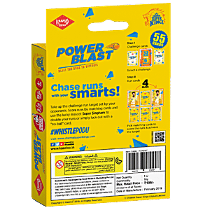 Year Old Power Blast-CSK Cricket Match Card Game and Collectible for 6 