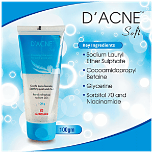 d acne foam face wash