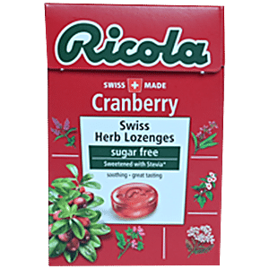 Ricola Cranberry Swiss Herbal Sweets Sugar Free 45g