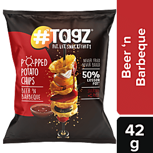 Buy tagz Beer N' Barbeque Popped Potato Chips Online at Best Price of ...
