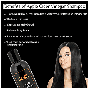 Buy Globus Naturals Apple Cider Vinegar Shampoo - For Smooth & Soft Hair,  No SLS & Paraben Online at Best Price of Rs 450 - bigbasket