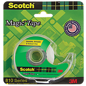 Buy Scotch Magic Tape Dispenser & Roll - 810D, 2 cm x 32.9 m Online at Best  Price of Rs 175 - bigbasket
