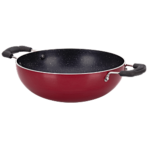 NEW Silver 12 Indian Iron Kadai Karahi Cooking Pan Kitchen Wok Deep Frying  Pan