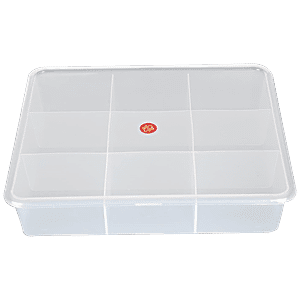 HeSLehs Flexible Tub Basket 25 Liter/6.6 Gallon Plastic Multifunction Storage Tote Bin With Handles, Black (6 Pack