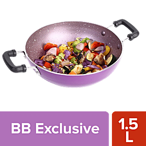 Buy Kitchen Essentials Stainless Steel Non-Stick Tawa - 3 Layer Coating,  Induction Base, 28 cm, Bakelite Handle Online at Best Price of Rs 499 -  bigbasket
