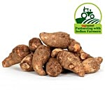 Fresho Colocasia - Grade A/Aaloo Kand- Grade A 500 g