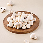 fresho! Mushrooms - Button 1 Pack (Approx. 180 g - 200 g)