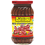Mother's Recipe Pickle - Red Stuffed Chilli 400 g Jar