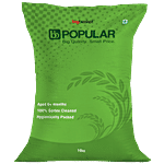bb Popular Rice/Biyyam - Steam, Sona Masoori 10 kg Bag (3 - 5 Months Old)