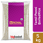 bb Royal Tamil Ponni Boiled Rice 5 kg Bag (12-17 Months Old)