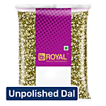bb Royal Green Moong Split Dal - Desi Unpolished 500 g Pouch