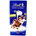 Lindt Swiss Classic Milk Chocolate - Roasted Almonds 100 g