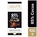 Lindt 85% Cacao Premium Chocolate 100 g Pouch