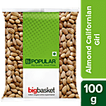 bb Popular Almond/Badam - Californian, Giri 100 g Pouch