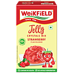 Weikfield Strawberry Flavoured Jelly Crystals Mix 90 g 