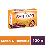 Santoor Skin Moisturidsing Sandal & Turmeric Bathing Soap 100 g 