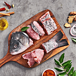 fresho! Catla Fish Curry Cut/Bengali Cut 900 g (14-20 pcs)