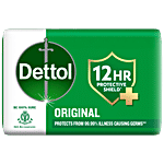 Dettol Original Bathing Soap Bar With 12 Hr Germ Protection 125 g 