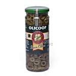 Olicoop Olicoop Olives - Green (Sliced) 450 gm Jar 450 g