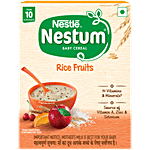 Nestle Nestum Rice Fruits Baby Cereal - From 10 To 24 Months 300 g Bag-In-Box