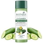 BIOTIQUE Pore Tightening Refreshing Toner - Cucumber, With Himalayans Water, For Normal To Oily Skin 120 ml Carton