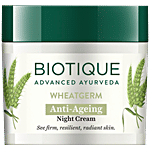 BIOTIQUE Anti-Ageing Night Cream - Wheat Germ, Reduce Fine Lines, Lightening Dark Spots 50 g Carton
